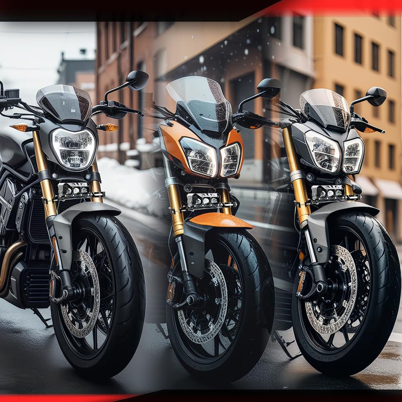 PLUSBEAM Motorcycle Spotlight Mounting Bracket, Light Bar Expansion Bracket for