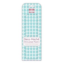 First Edition FEDEC094 | Decoupage Craft Papers Blue Regal | 26 x 37.5 cm | 3 Sheets | 22gsm | Perfect For Home Crafts, Upcycling, DIY and Papermache