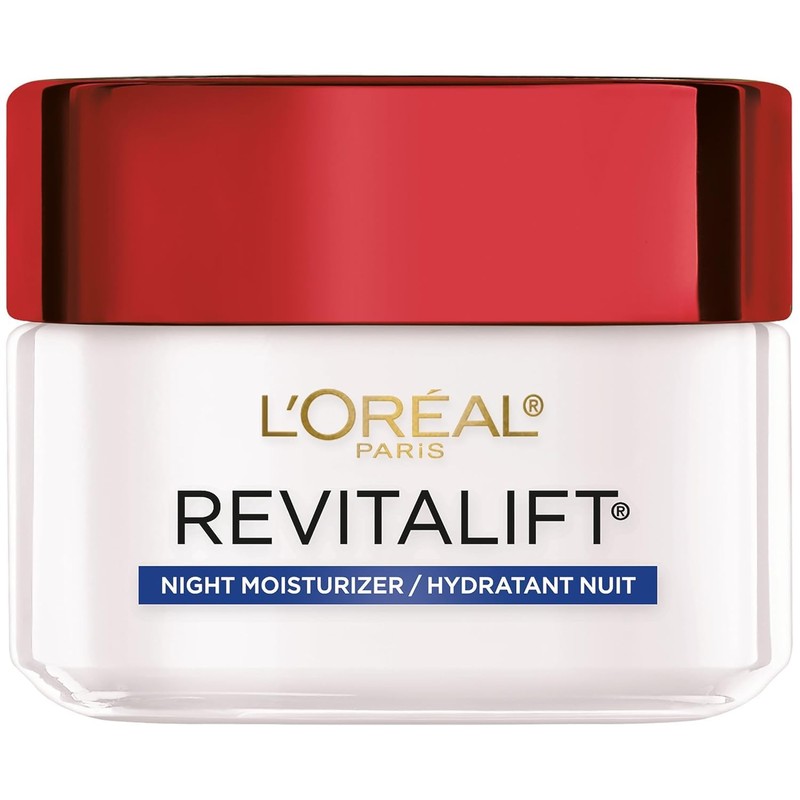 L'Oreal Paris RevitaLift Anti-Wrinkle Firming Night Cream, 1.7 Ounces Single