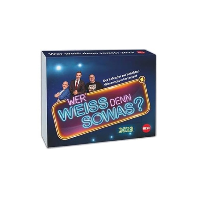 Wer weiß denn sowas? Tagesabreißkalender 2023. Kultiger Wissens-Kalender 2023 mit