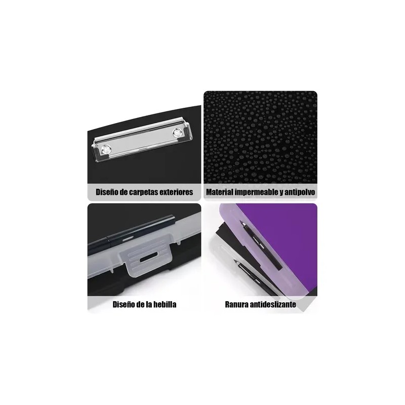 Carpeta Portapapeles Papeleta Almacena Tabla Clip Carta