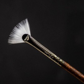 Brocha Abanico Mini Marifer Yx1725 Brocha Mf Cosmetics Color Marrón