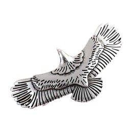 Danshinbow 2pcs Vintage Eagle Hair Pin Metal Hair Clips Gold and Silver Thick Hair Accessories for Women Girls