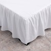 TSUTOMI Bed Skirt Full Size Ruffled Bed Skirt with Split