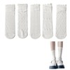 Weuiean LKBS-75 Women's Hollow Socks, Summer, Mesh, Crew Socks, Set