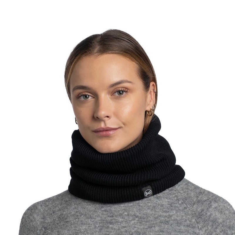 BUFF® Strick & Polar Tube Scarf Black Unisex Adult