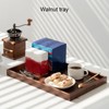 Tea Tray Walnut Material Nontoxic Environmental Protection Breakfast Tray for