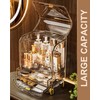 Makeup Organizer, Large Capacity Cosmetics Makeup Organizer for Vanity, Dustproof