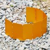 8 Plate Foldable Stove Windshield Outdoor Camping Accessory Cooking Gas