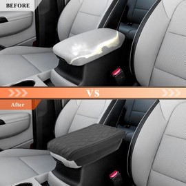 CDEFG for 2023 Kia Sportage NQ5 Car Armrest Cover, Center Console Protector Pad Arm Rest Box Cushion Mat for Sportage Interior Decor Accessories