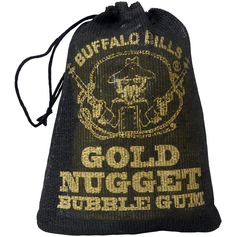 Buffalo Bills Gold Nugget Bubble Gum 20-Ct Tubs (20 black