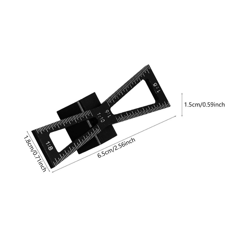 Fonowx Dovetail Marker Professional Guide for DIY Wooden Joints Wood