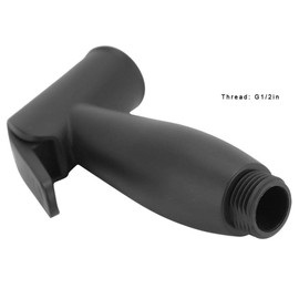 Handheld Bidet Toilet Sprayer Household Handheld Bathroom Toilet ABS Bidet Sprayer Head Nozzle Matte Black
