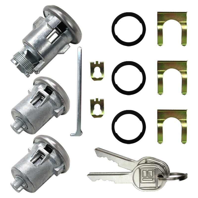 654394765282 Door Lock Cylinder &2 Keys Doors/Trunk Lock Key Set