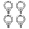 4Pcs Stainless Steel Lifting Ring Eye Bolt Heavy Duty Machinery