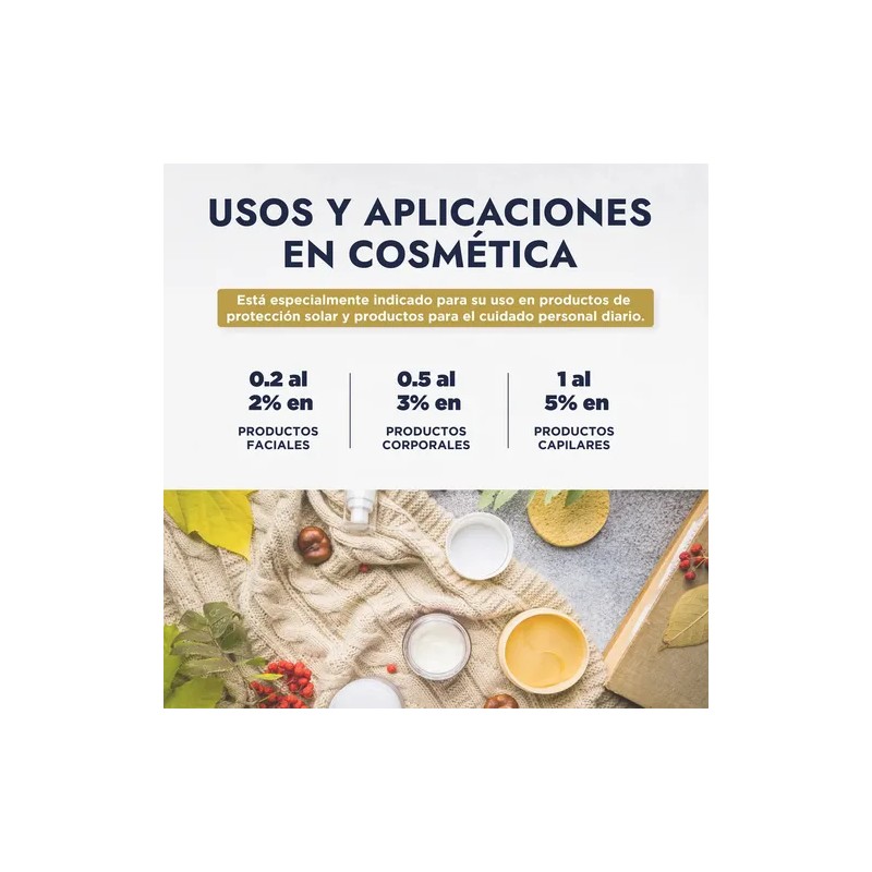 Vitamina E Hebbe Cosmetics Aceite Antioxidante 50g Cabello y Piel