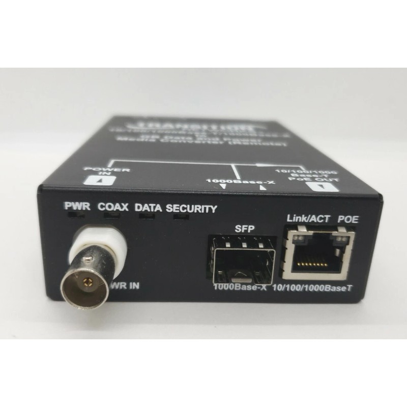 NEW Transition Ethernet Over Coax Network Extender Media Converter EOCPD4020-110