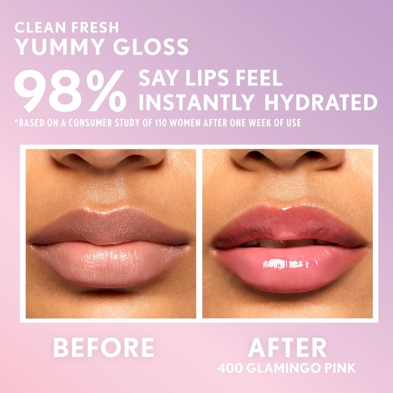 COVERGIRL Clean Fresh Yummy Gloss – Lip Gloss, Sheer, Natural