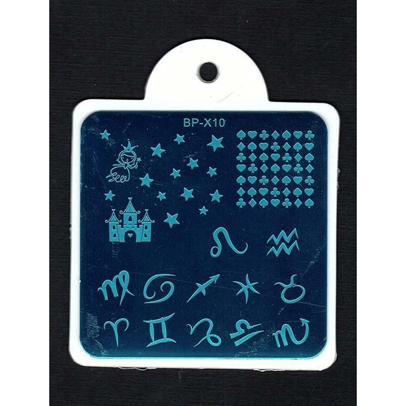 Born Pretty Nail Art Stamping Zodiac Design DIY Manicure Template