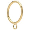 36Pcs 1.5-Inch Inner Diameter Metal Curtain Rings with Eyelets,Fits Up