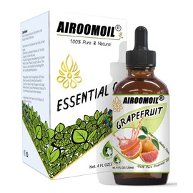 Pure Grapefruit Essential Oil - Refreshing Citrus Scent Aromatherapy for Diffusers, Candle Soap Making, Massage Oil 4 Fl Oz