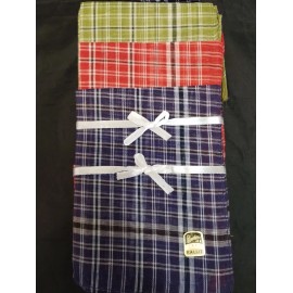 Unbranded 12 Mens Handkerchiefs Hankies Hankerchief Cloths Blend 13" by 14"  Docena U925