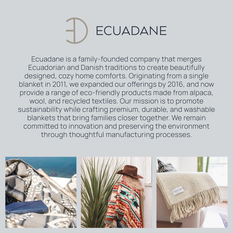 Ecuadane Southwestern Throw Blanket for Couch, Sofa, Bed, Soft, Plush,
