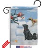 Snow Pals Garden Flags Pack Animals Dog Puppy Spoiled Paw