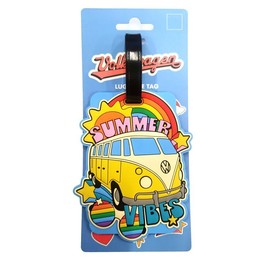 Puckator Volkswagen VW T1 Camper Bus Summer Vibes PVC Luggage Tag