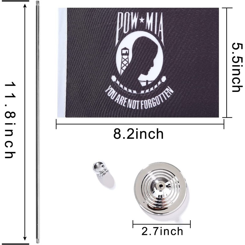 WXTWK American flag table flag (pow flag)