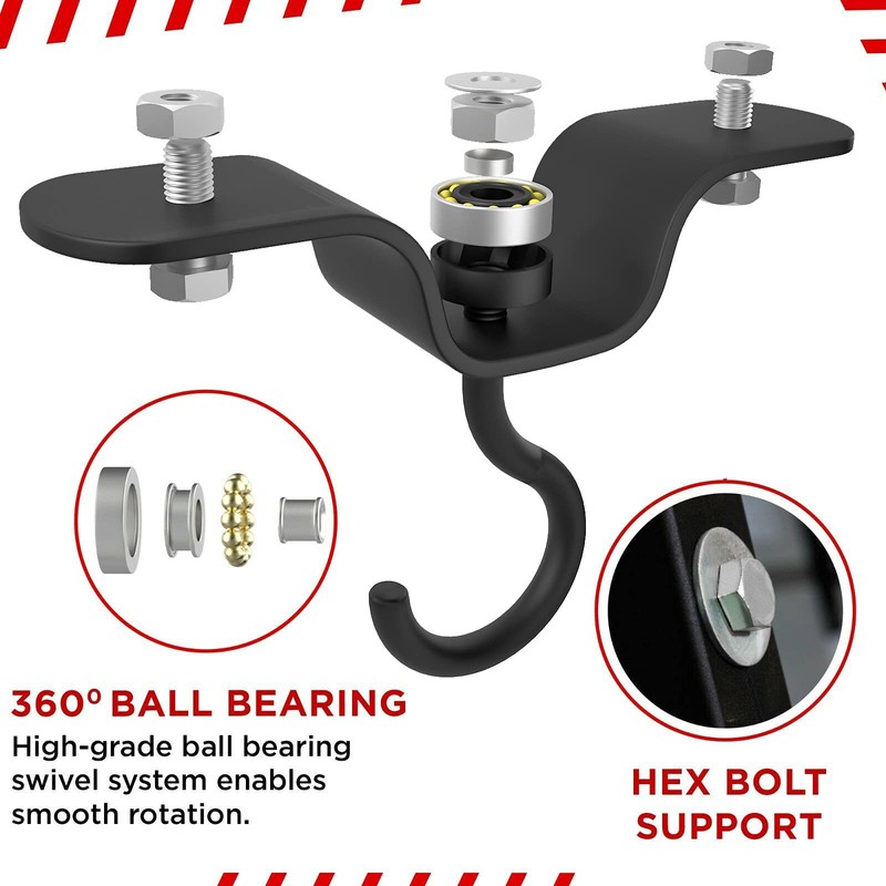 PUNCH BAG CEILING HOOK by Athletics Gear | 18-guage Heavy
