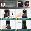 ENONEO Large Key Safe with Number Code, Anti-Theft & Administrator