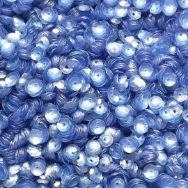 SequinsUSA 5mm Cup Sequins Light Blue Opaque Satin Pearl Made in USA