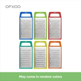 Professional Kitchen Cheese Grater - Flat Manual Plastic Handheld Grater - Plastic Cheese Grater