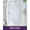 LUMI Anti-Slip Bathtub Mat, Shower Mat, Odourless, Waterproof & Moisture-Proof,
