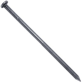 5/16" x 8" Ring Shank Spike Nails - ~25 Nail Count - Used for landscaping timbers, railroad ties, pole barns and load bearing structures