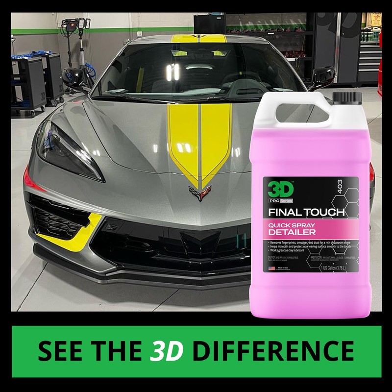 3D Final Touch Quick Detail Spray - Easy Spray On,