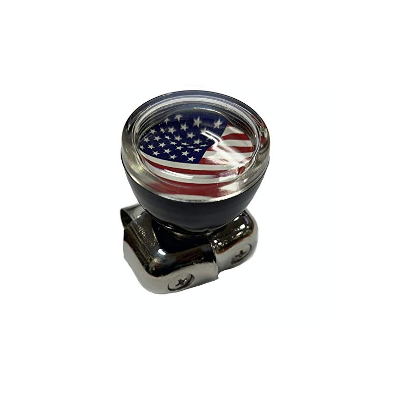 Automann Steering Wheel Spinner Knob with US Flag