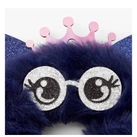 Claire’s plush purple princess Scrunchie hair tie accessory birthday