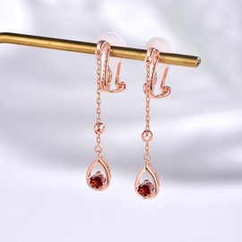 Free Bird Earrings, Women's Popular, Hypoallergenic, 925 Silver, Painless, Quality, Zircon Earrings, Swaying, Simple, Celebrations, Birthdays, Anniversaries, Gift