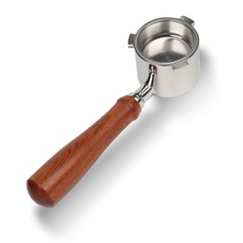CAPFEI 51mm Bottomless Portafilter Only Fits DeLonghi La Specialista 9 Series EC9155/9335/9355/9665/EC9335 | Filter Basket 0.3mm Pores | Wooden Handle