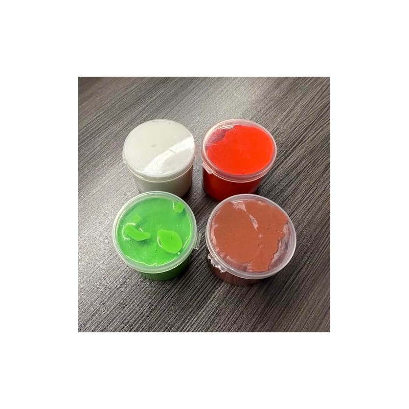 Leetous Christmas Slime Toys Party Favors 8 Pack