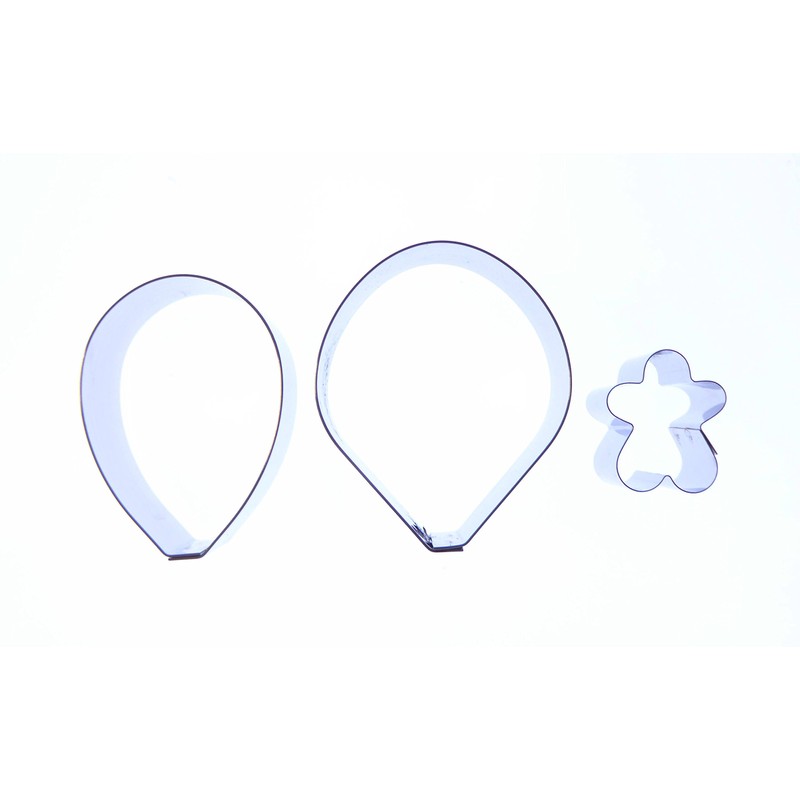 Vanda Orchid Cutter Set - Stainless Steel Sugarcraft Cutters -