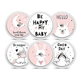 Diasticker® - Sticker for Freestyle Libre 2 Sensor - Set of 6 "Be Happy"