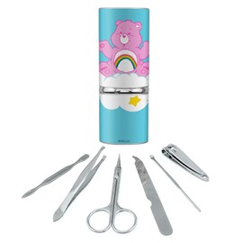 Care Bears Cheer Bear Stainless Steel Manicure Pedicure Grooming Beauty Care Travel Kit