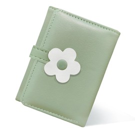 RUGBOL Girls Purse, Cute Wallet for Women Small Purses Small Leather Purse Coin Purse Elegant Youthful and Cute Card Holder for Ladies Girls Women (Green)