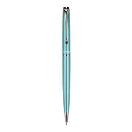 TACCIA/PENFORT Feminy TPF-BP004-BL-SL Ballpoint Pen Black Core Blue Silver