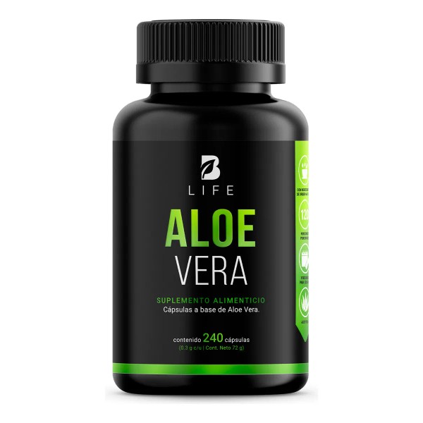 Extracto Puro De Aloe Vera 240 Cápulas B Life