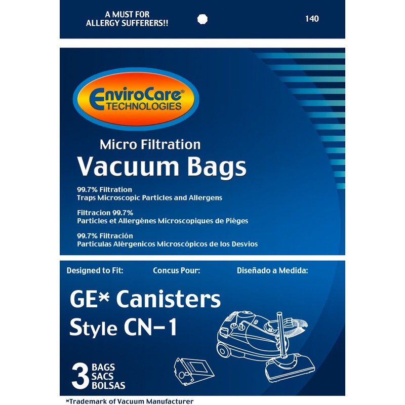 EnviroCare Replacement Micro Filtration Vacuum Cleaner Dust Bags Made to