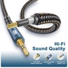 EMK Rectangular 3.5 mm AUX Cable, 3.5 mm TRS Additional